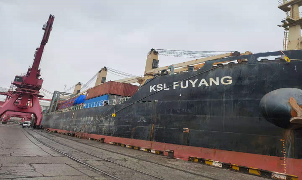 为中国船东做的整船设备绑扎加固服务